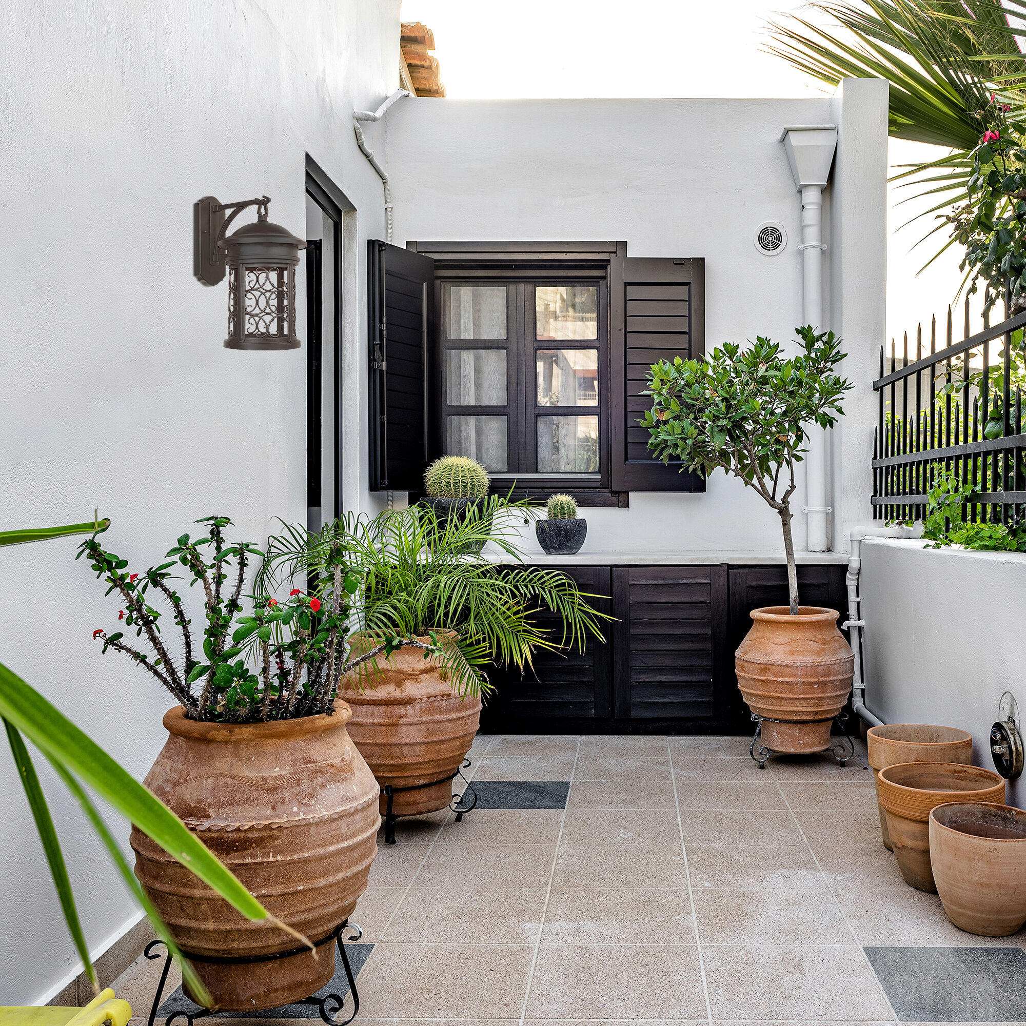 Ellington 1 Light 16 inch Oil Rubbed Bronze Outdoor Wall Lantern